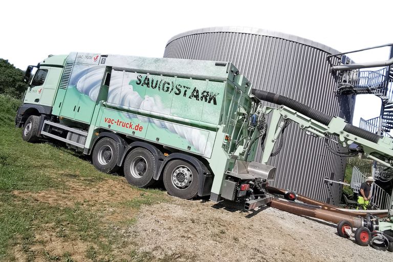 Saugbagger Darmstadt - Start